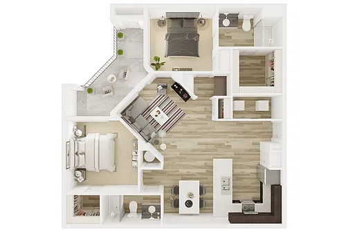 Floor plan B2