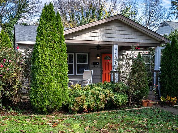 Street view with beautiful decade old Roses