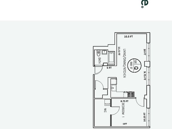 2nd image of 107 Columbia Hts APT 7Q