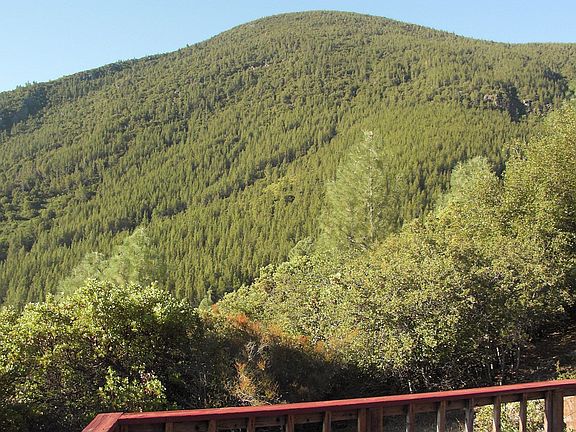 View of Mt. Konocti  from deck