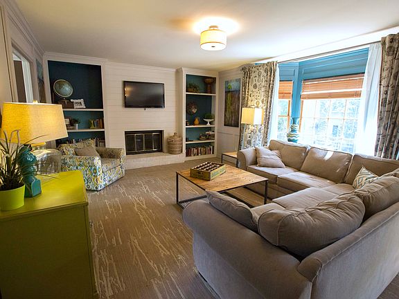 Newly renovated living room