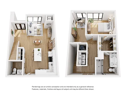 Floor plan AD2-1199 TH Den