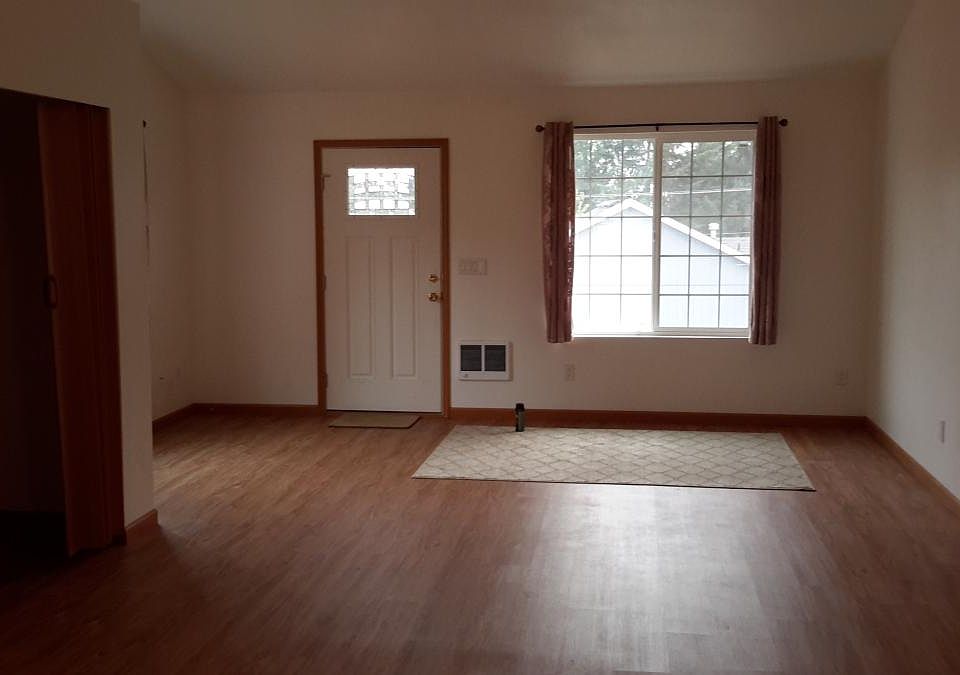 Living area and front door