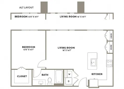 Floor plan A01