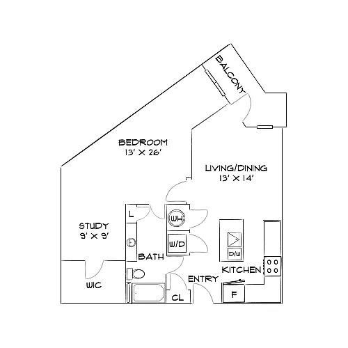 Floor plan Design 1SS