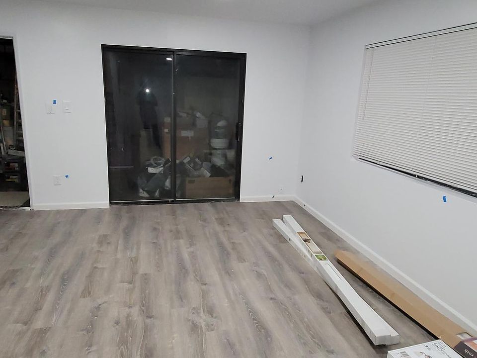 Living room view from rear wall
