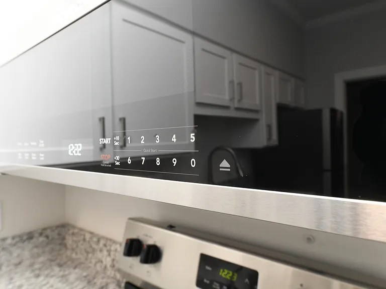 Stainless Appliances + Granite Counters