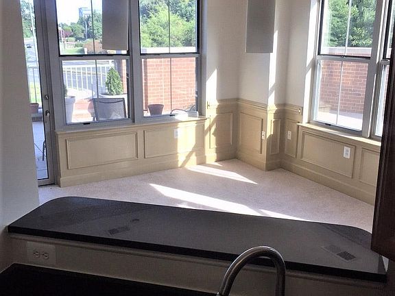 View from kitchen to living room