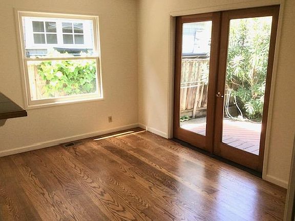 Dining room off of sunny kitchen