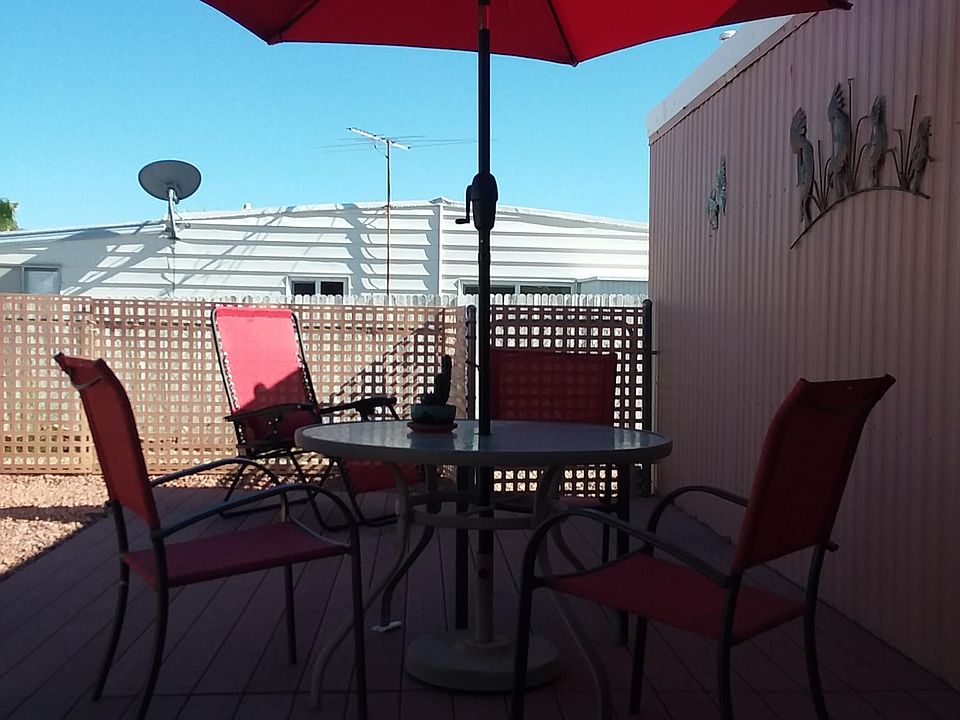 Patio with new privacy fence
