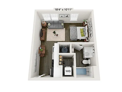 Floor plan Studio A