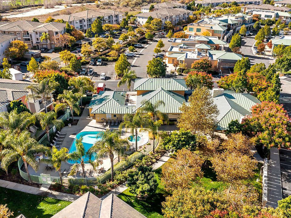 Aerial view of the private gated community