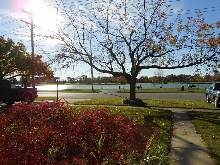 view from front yard / window of lake