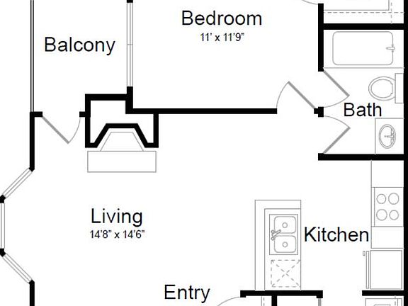 3rd image of 2529 Farmcrest Dr APT 436