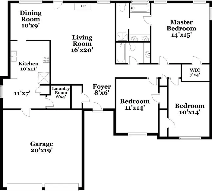 3 bed, 2.0 bath, 1523 sqft, $2,060 — Photo 2