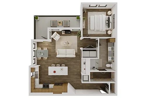Floor plan Comal