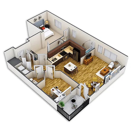 Floor plan Platte