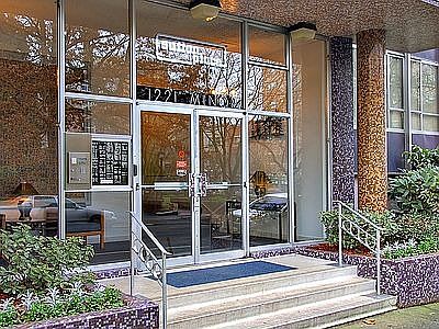 Front Enterance with keyless entry security system.