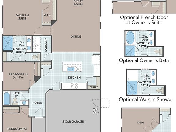 Experience luxury in this single-story home with exquisite architectural design, featuring 3 beds an