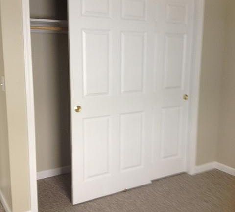 closet in each bedroom