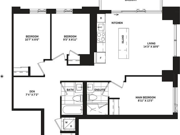 2nd image of 130 River St #1602