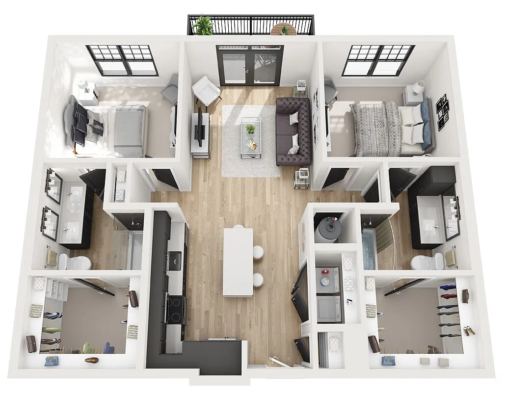 Floor plan B1