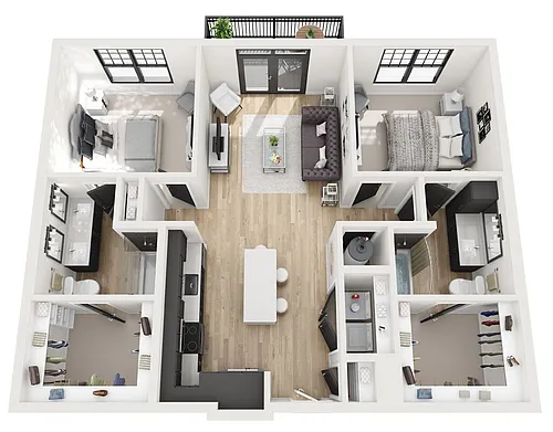 Floor plan B1