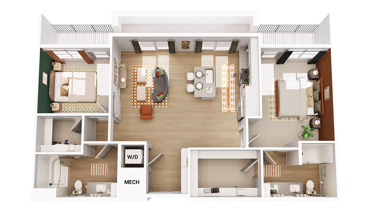 Floor plan B6