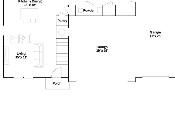 Optional Upgrade- Family Garage