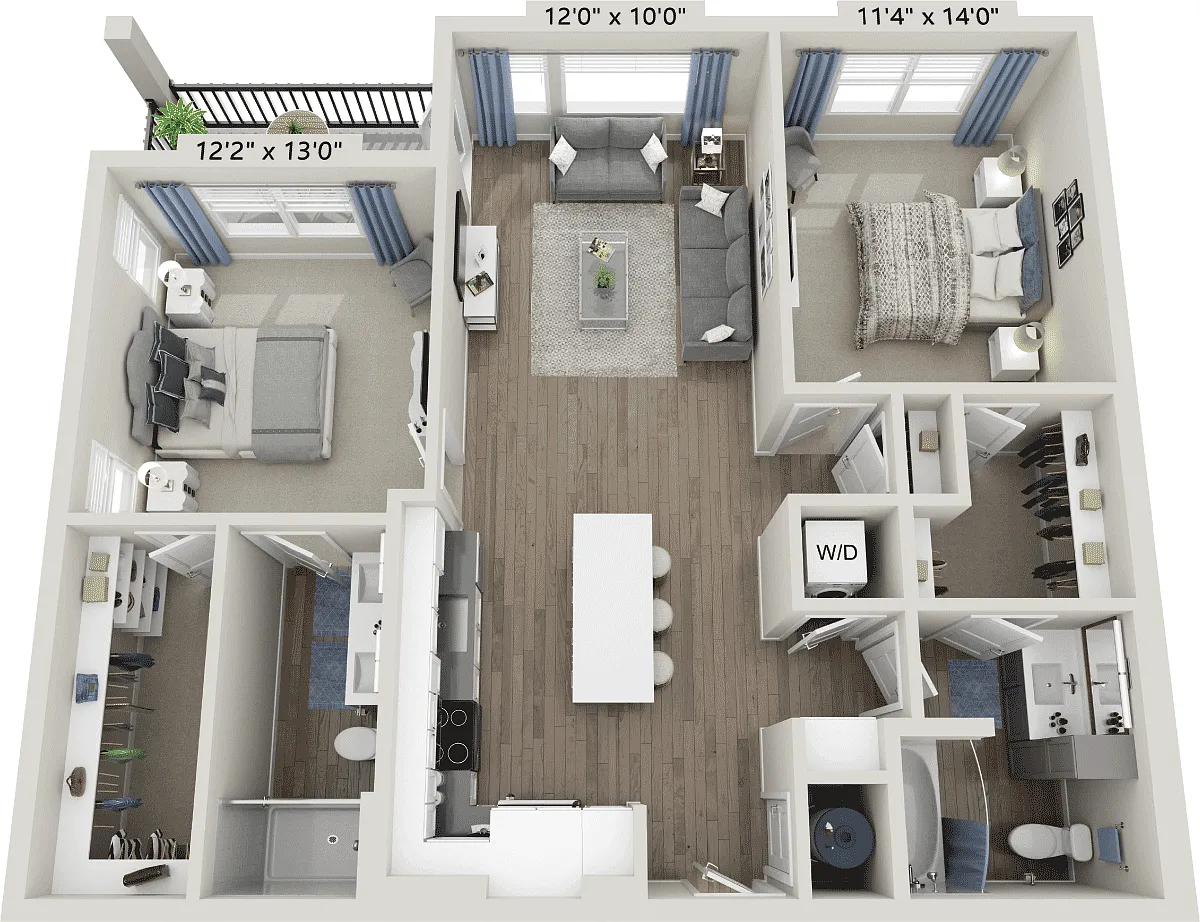 Floor plan B4 Sunset