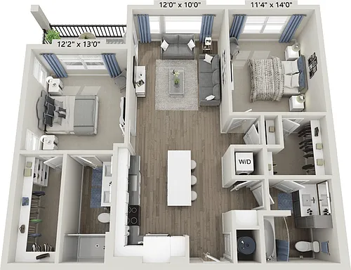 Floor plan B4 Sunset
