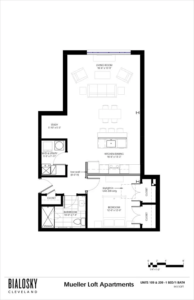 Floor plan Suites 109-209