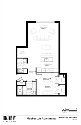 Floor plan Suites 109-209