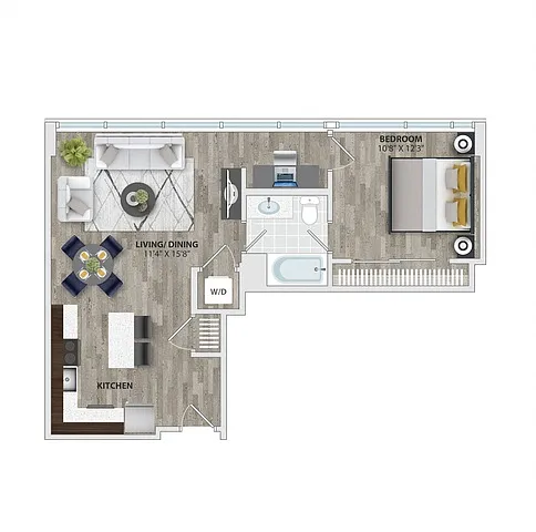 Floor plan 1B3