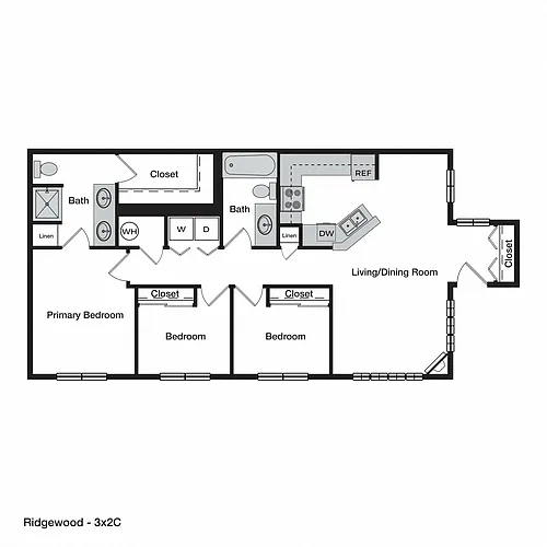 Floor plan 3X2C