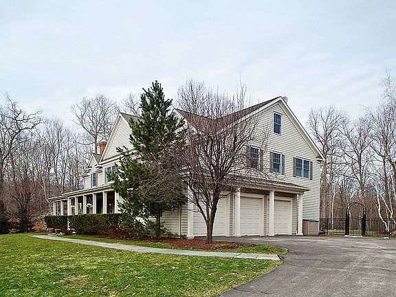 Side view from driveway