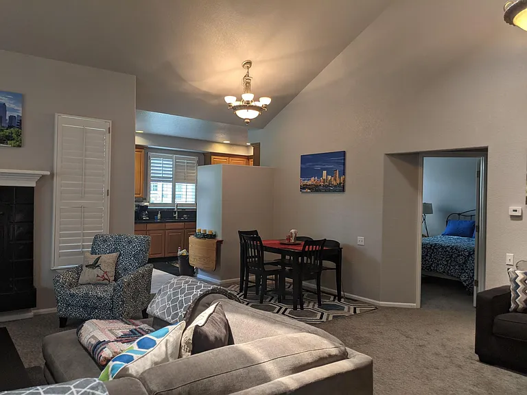 Newer high quality carpet and plantation shutters throughout the home.