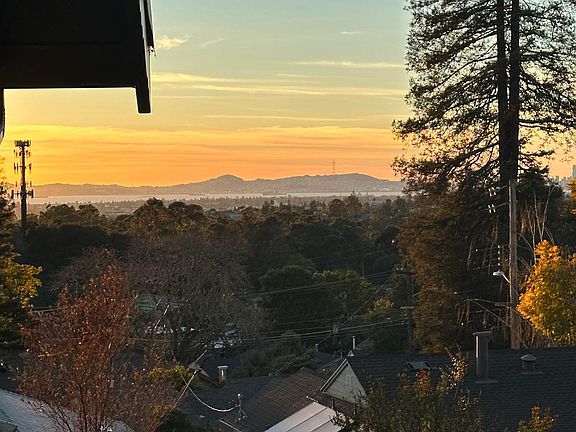 sunset from bedroom