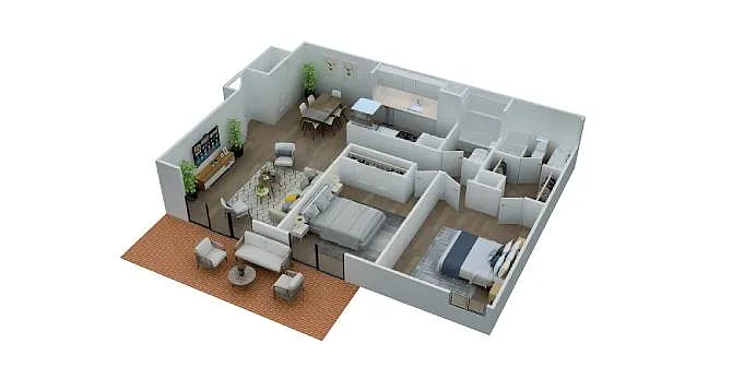 Floor plan St. Clair