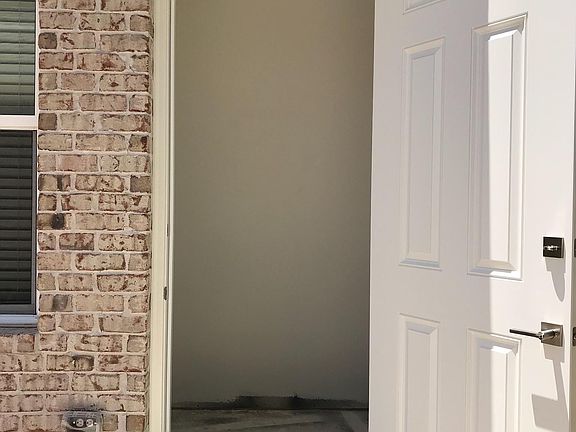Large outside storage closet.