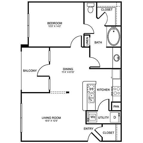 Floor plan A6