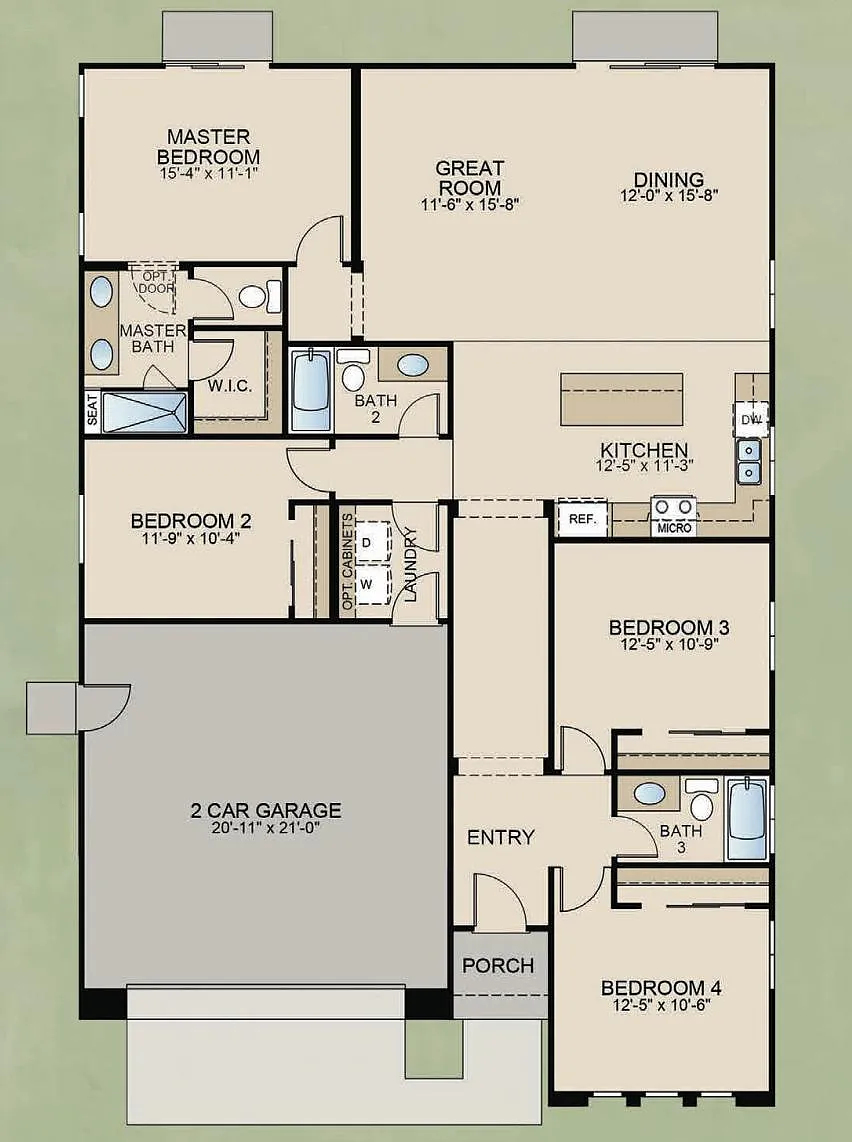 4 bed, 1750 sqft, $2,400 — Photo 2