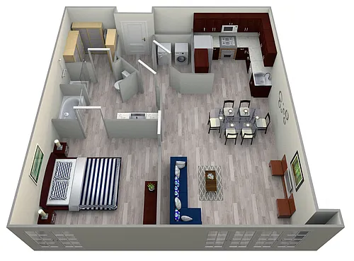 Floor plan 4A LOFTS