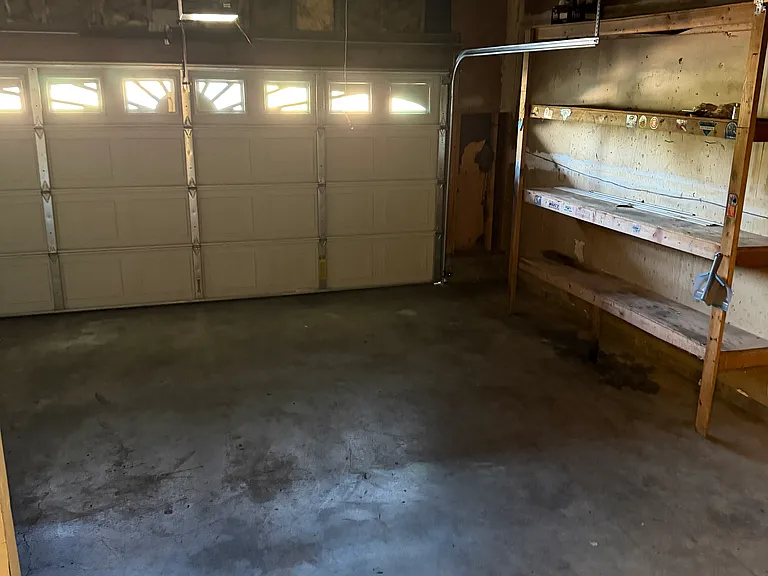 Two Car Garage with opener