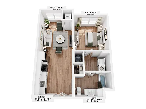 Floor plan A2H
