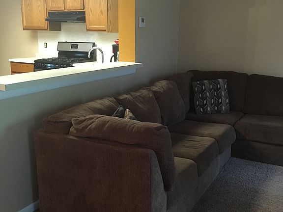 Living room and kitchen view