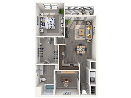 Floor plan Denim