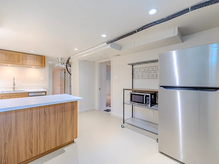 Microwave and storage cart included