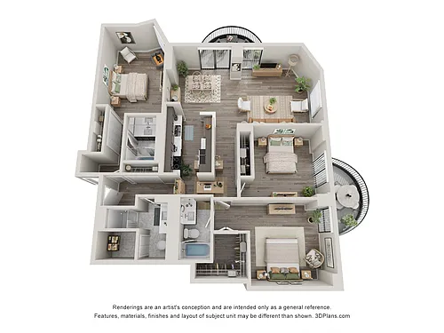 Floor plan 3 Bedroom 13