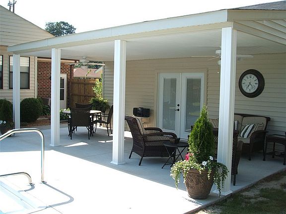 24' x 12' porch off pool house